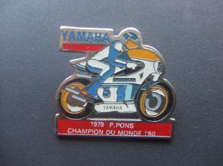 Patrick Pons oud motorcoureur Yamaha winnaar 150 cc